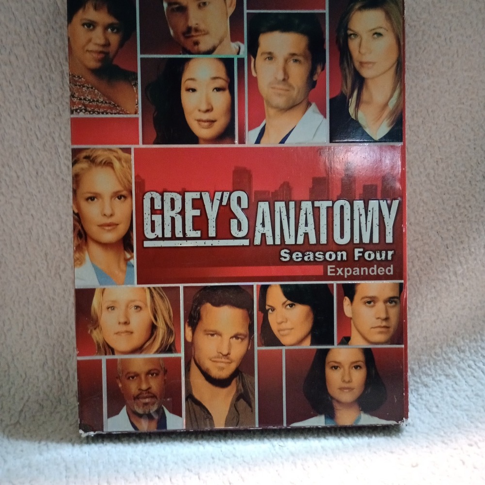 Greys Anatomy Season 4 Expanded DVD 5-Disc Box Set ABC Studios 2008 Release